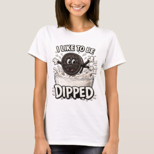 J'aime être trempé T-Shirt cookie drôle
