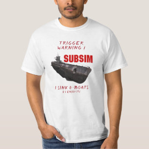 J'aime faire couler des T-shirts U-Boats