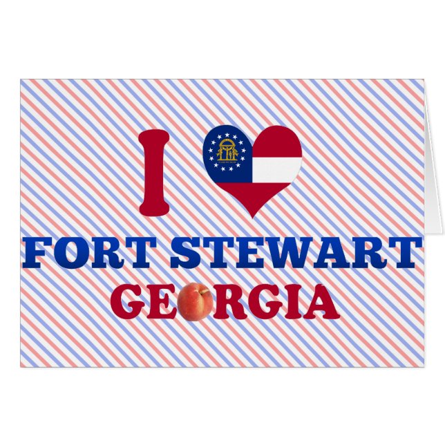 J'aime Fort Stewart, Géorgie (Devant horizontal)