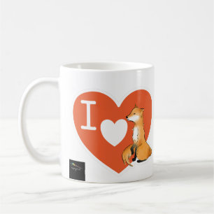 J'aime Fox J'aime Bunny Couple Mug