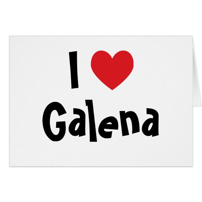 J'aime Galena (Devant horizontal)
