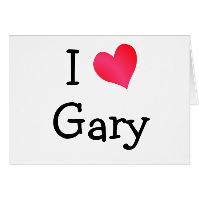 J'aime Gary (Devant horizontal)