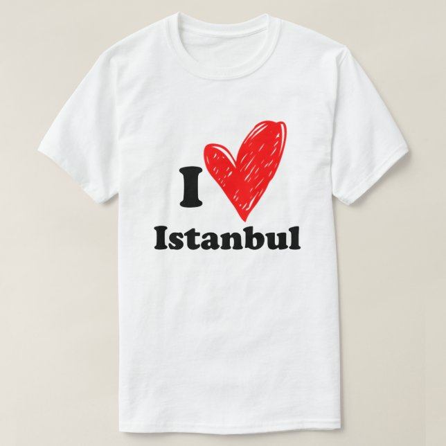 J'aime Istanbul T-shirt (Design devant)