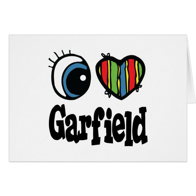 J'aime (J'adore) Garfield (Devant horizontal)