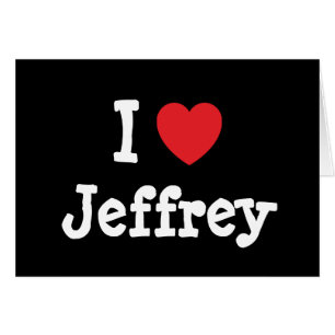 J'aime Jeffrey coeur T-Shirt