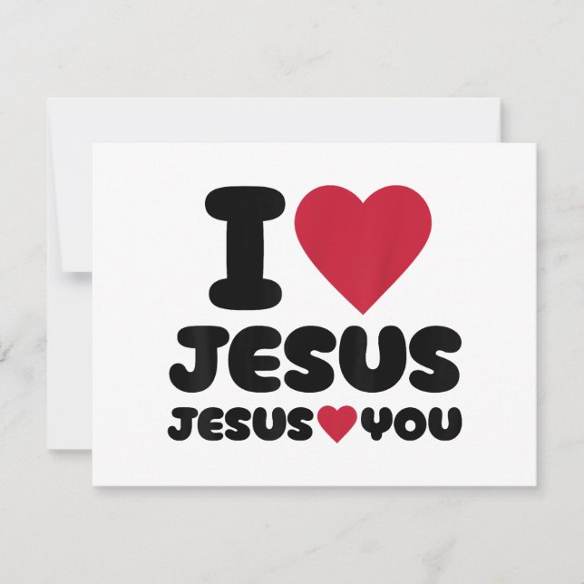 J'aime Jésus et Jésus t'aime chrétien (Devant)