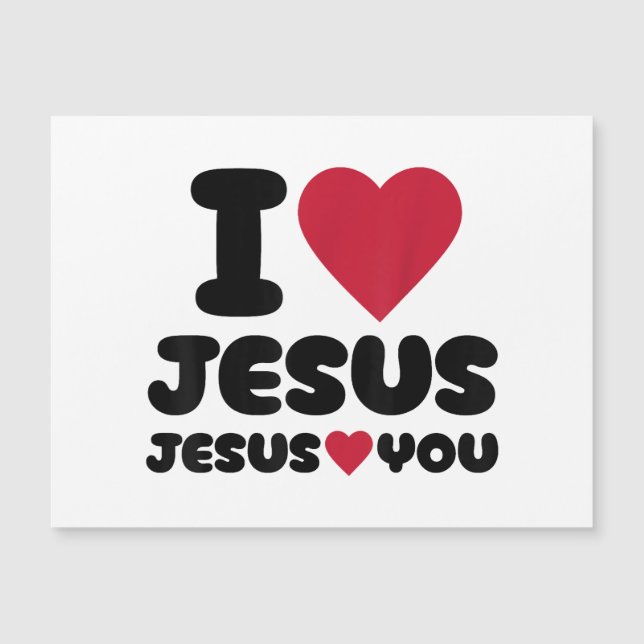 J'aime Jésus et Jésus t'aime chrétien (Devant)