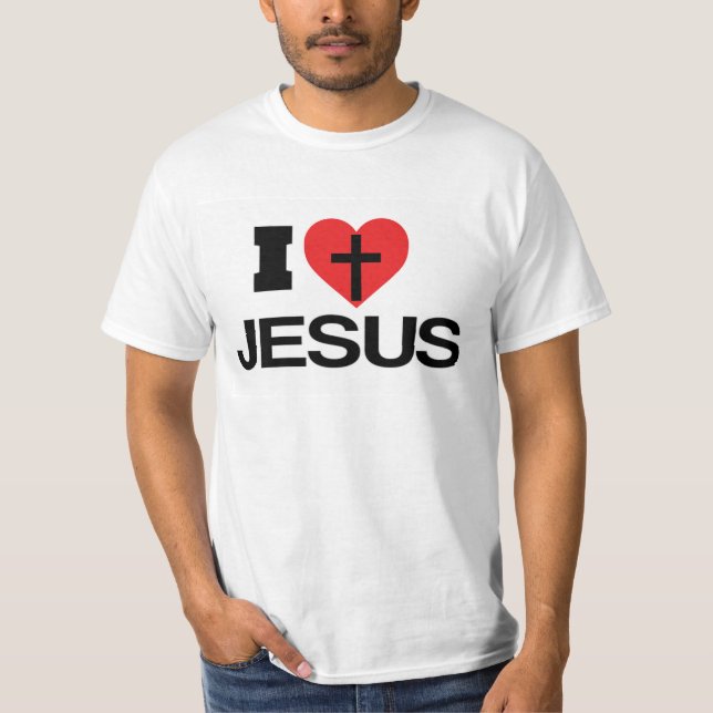 J'aime Jésus T-shirt (Devant)