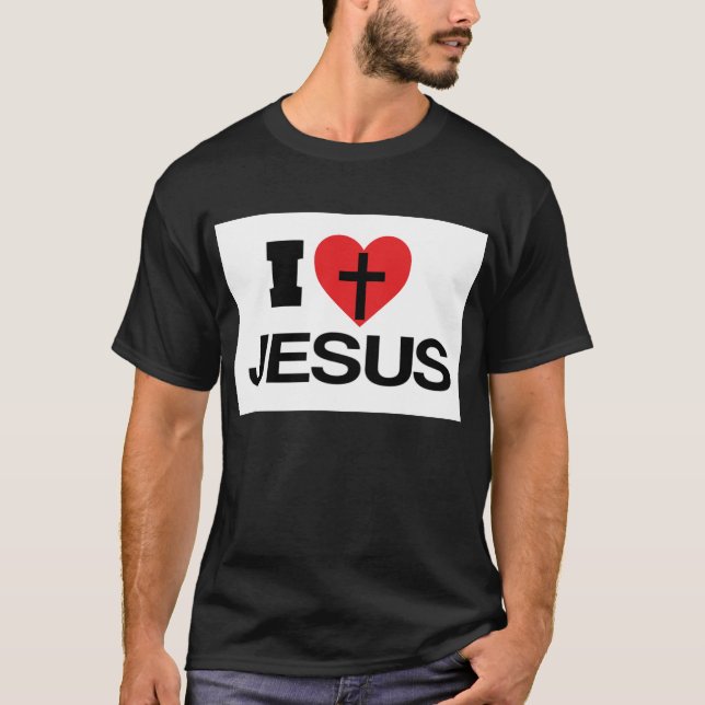J'aime Jésus T-shirt (Devant)
