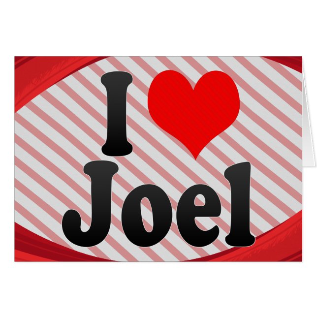 J'aime Joel (Devant Horizontal)
