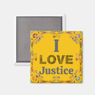 J'aime Justice Magnet