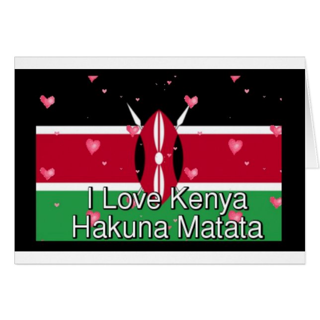 J'Aime ! Kenya Hakuna Matata (Devant horizontal)