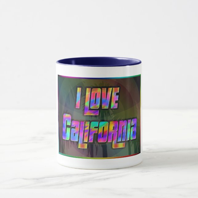 J'AIME la Californie Bright Future Mug (Centre)