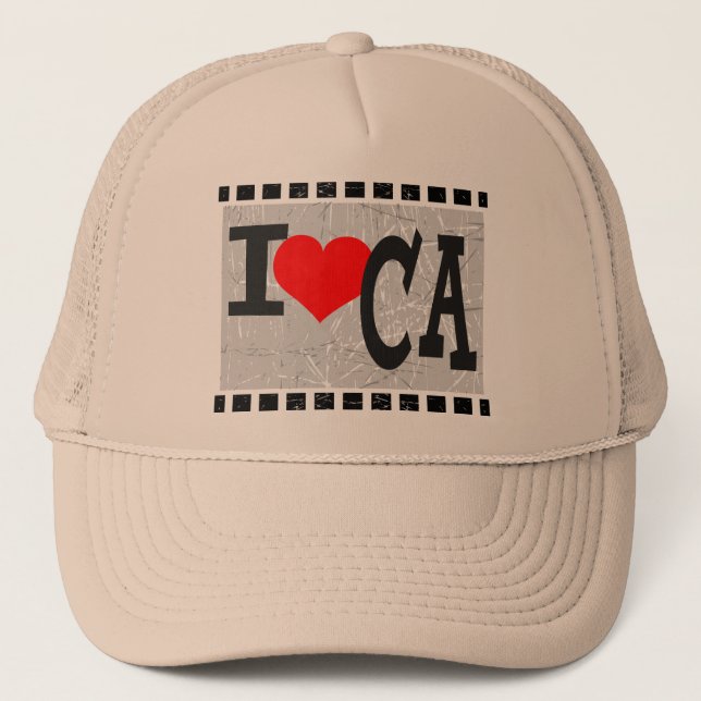 J'aime la Californie - Casquette (Devant)