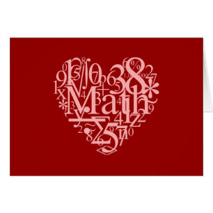 J'aime la carte de maths