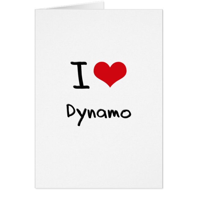J'aime la dynamo (Devant)