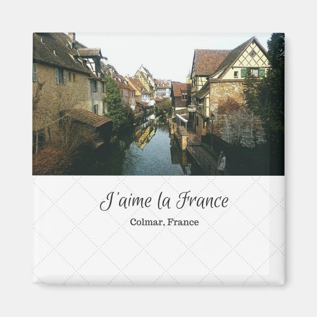 J'aime la France Magnet - Colmar, France (Devant)