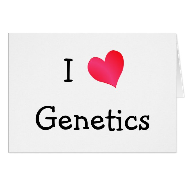 J'aime la génétique (Devant horizontal)