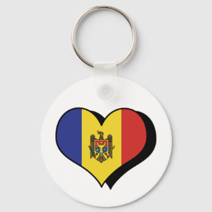 J'aime la Moldavie Porte-clés