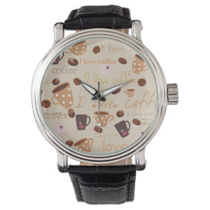 J'aime la montre de café
