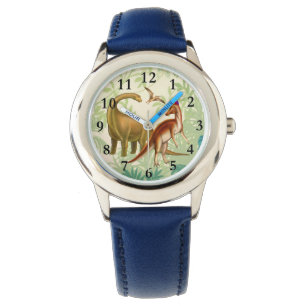 J'aime la montre d'enfants de dinosaures