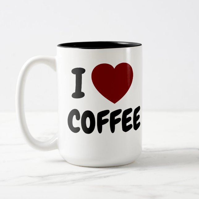 J'Aime La Mug De Café (Gauche)