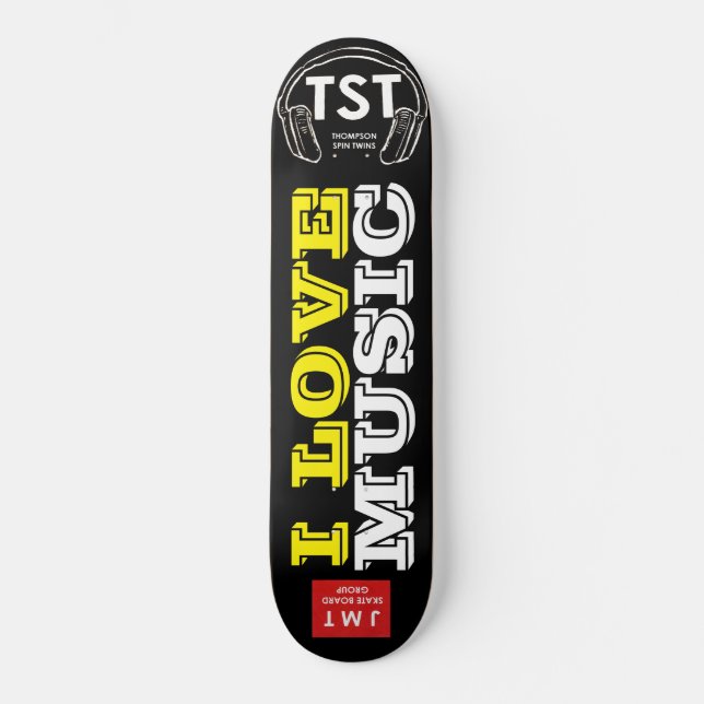 J'AIME LA MUSIQUE  Skateboard (Recto)