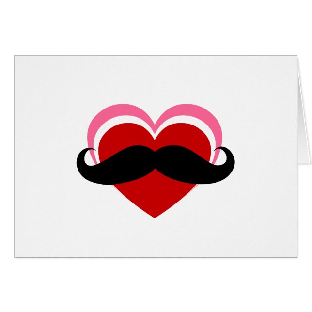 J'AIME LA MUSTACHE (Devant horizontal)