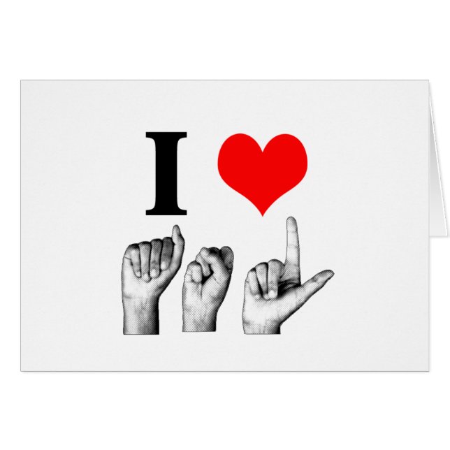 J'aime l'A-S-L (Devant horizontal)