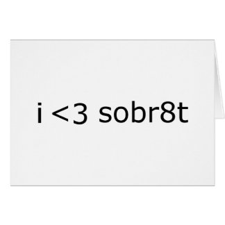 J'aime la sobriété