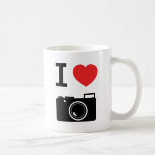 J'aime la tasse d'appareils-photo