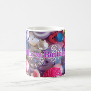 J'aime la tasse de boutons
