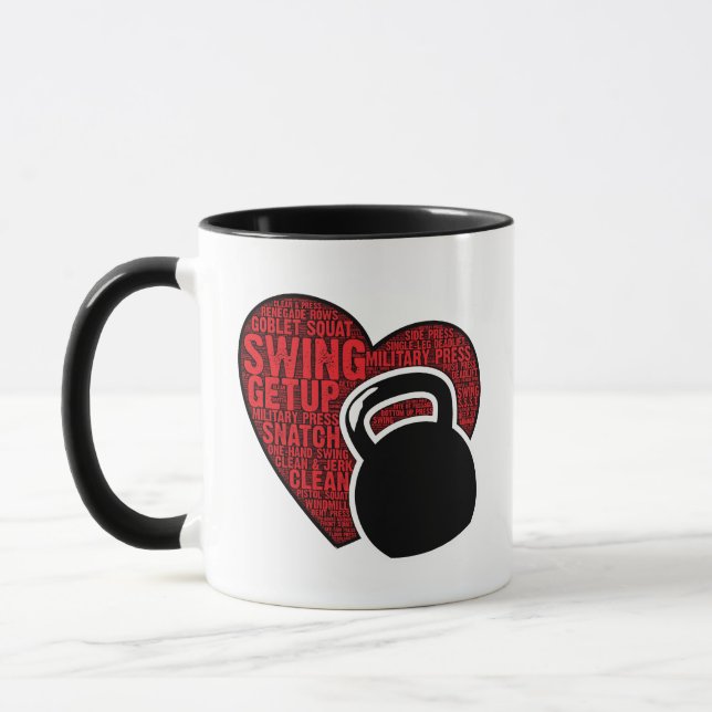 J'AIME LA TASSE DE CAFÉ DE KETTLEBELL (Gauche)