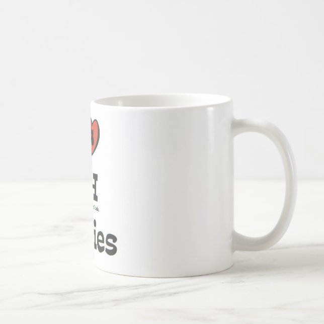 J'aime la tasse de café de minous de ch (Droite)