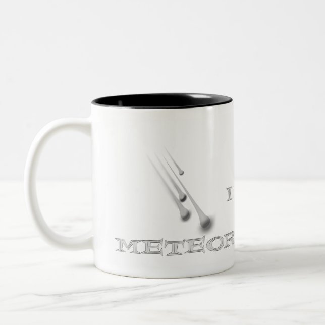 J'aime la tasse de café de pluies de météores (Gauche)
