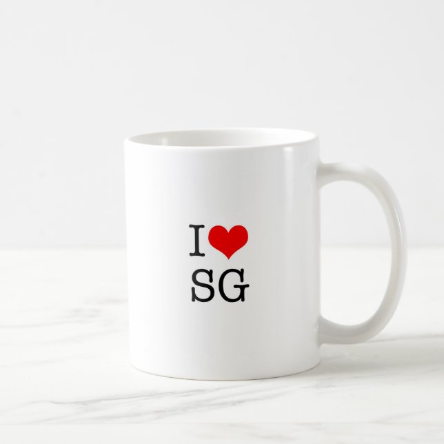 J'AIME la tasse de café de SG (Droite)