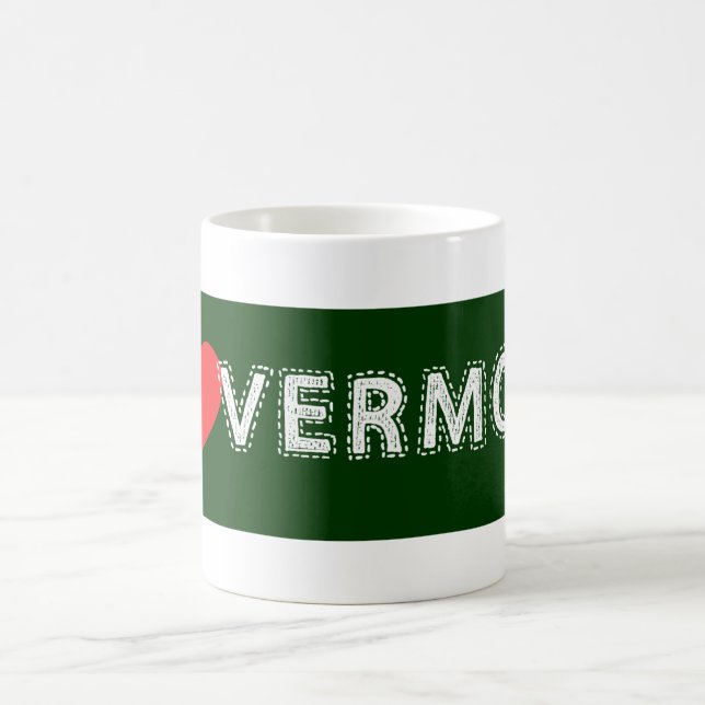 J'aime la tasse de café du Vermont (Centre)