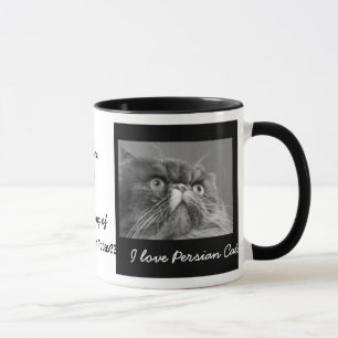 J'aime la tasse de chats persans !