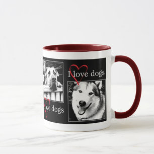 J'aime la tasse de chiens
