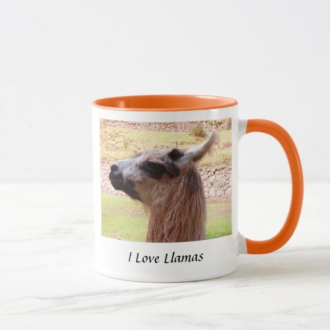 J'aime la tasse de lamas (Droite)