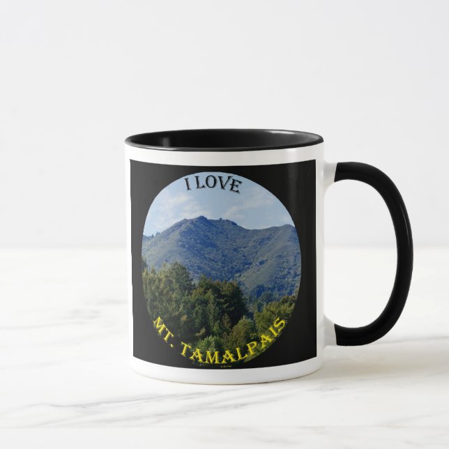 J'aime la tasse de Mt. Tam (le noir) (Droite)