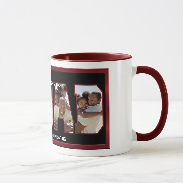 J'aime la tasse de photo de papa (Droite)