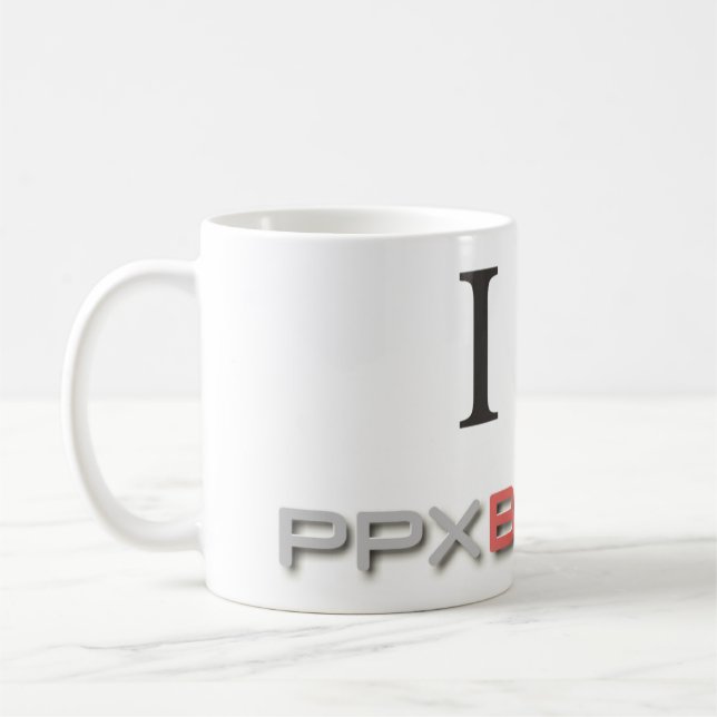 J'aime la tasse de PPXBroker.com (Gauche)