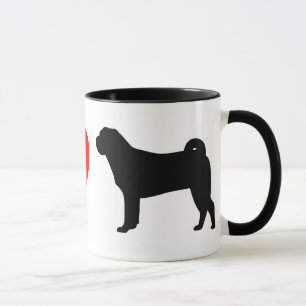 J'aime la tasse de Shar Peis