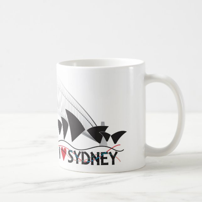 J'aime la tasse de Sydney (Droite)