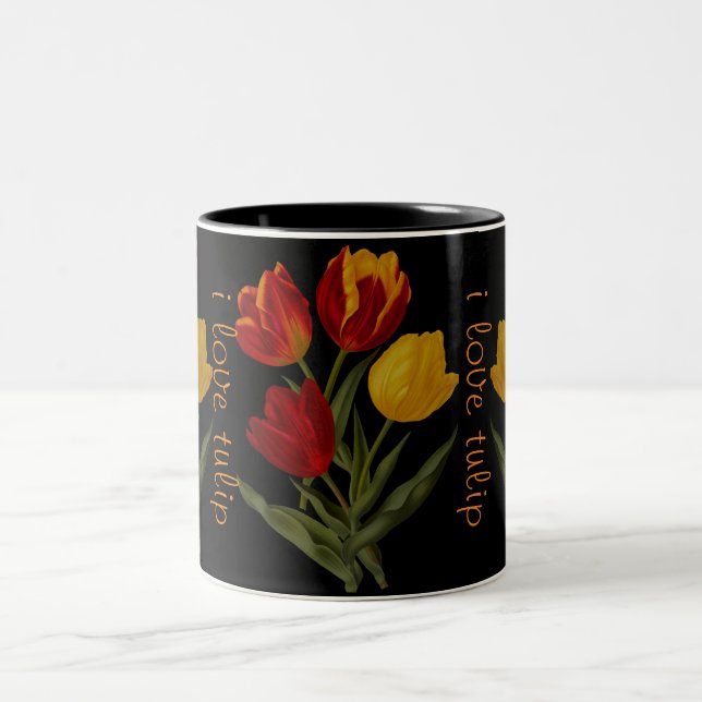 j'aime la tasse de tulipe (Centre)