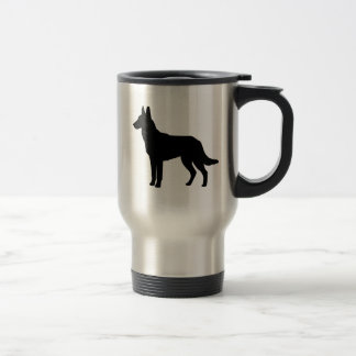 J'aime la tasse de voyage de Malinois