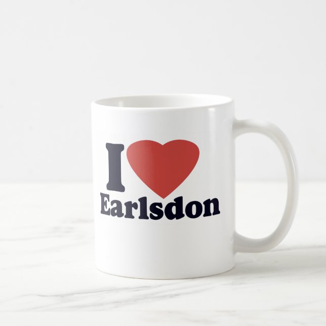 J'aime la tasse d'Earlsdon (Droite)