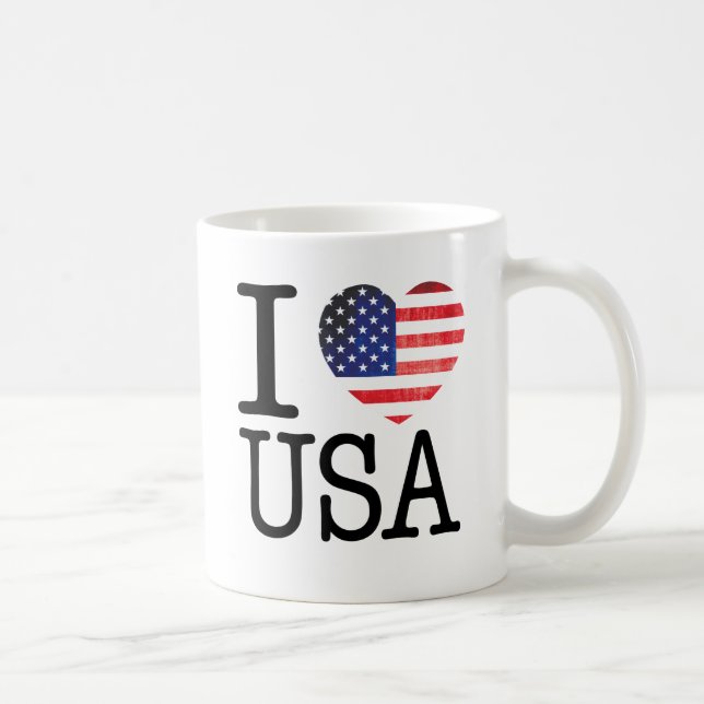 J'aime la tasse des Etats-Unis (Droite)