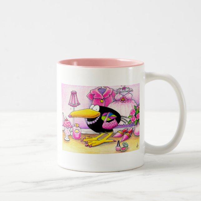 J'aime la tasse ROSE (Droit)